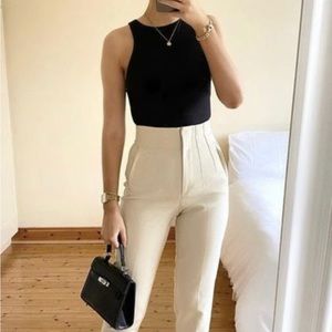 Hi rise Zara trousers